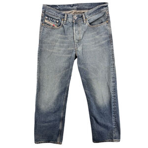 Diesel Jeans Vintage Y2K 2004 Made in Italy Distressed Fade Straight Leg 32X30